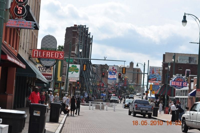 Beale Street #1 Marker. Click for full size. Beale Street #1 Marker image. Click for full size.
