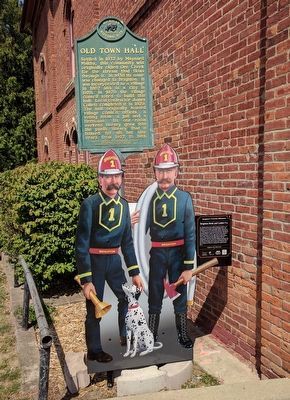 Brighton Hook and Ladder Co. Marker. Click for full size. Brighton Hook and Ladder Co. Marker image. Click for full size.
