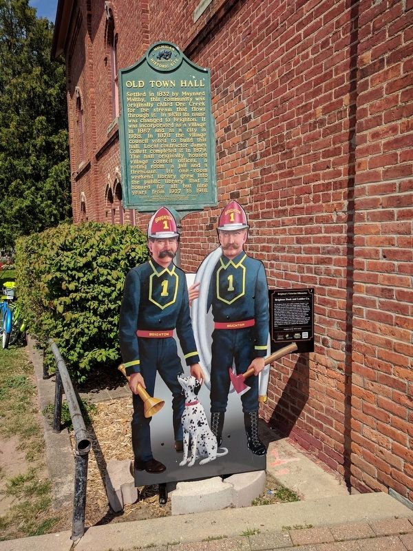 Old Town Hall Marker image. Click for full size.