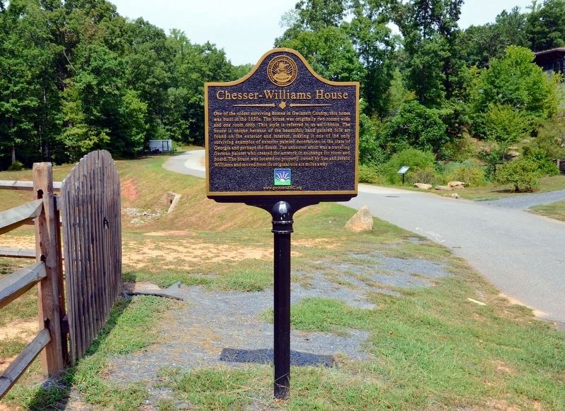 Chesser-Williams House Marker image. Click for full size.