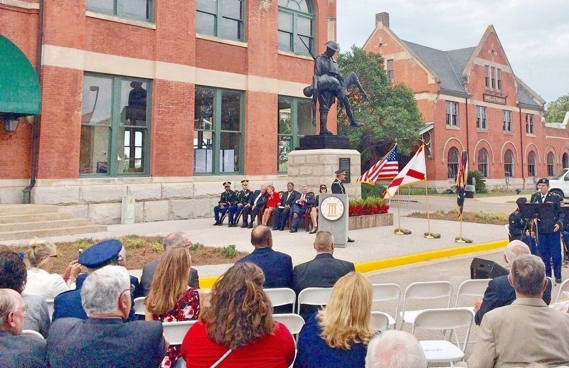 Dedication ceremony on August 28th, 2017 in Montgomery. image. Click for full size.