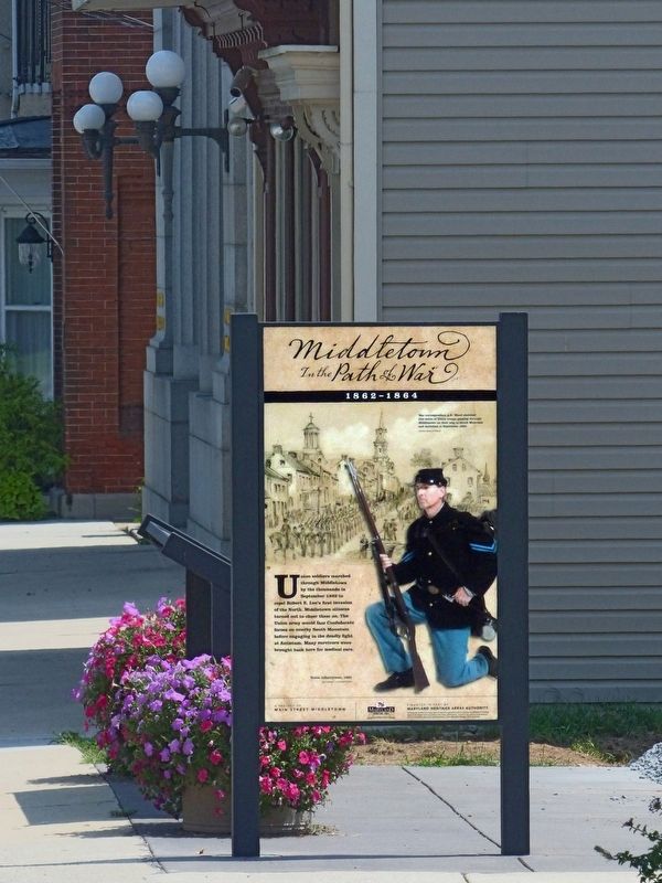 Middletown in the Path of War Marker image. Click for full size.