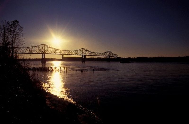 Hernando De Soto Commemorative Bridge - the Helena Bridge.. Click for full size. Hernando De Soto Commemorative Bridge - the Helena Bridge. image. Click for full size.