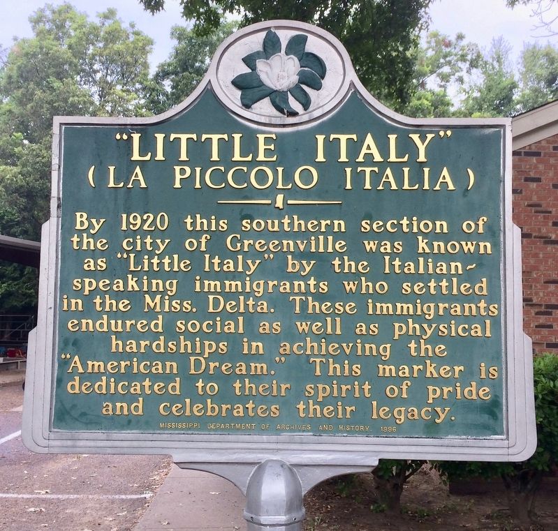 "Little Italy' Marker. Click for full size. "Little Italy' Marker image. Click for full size.