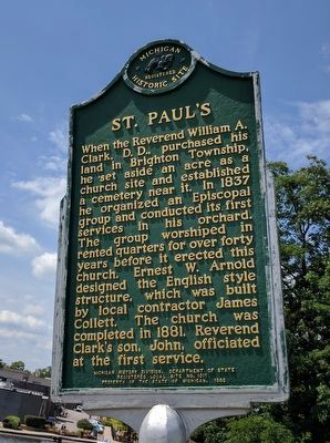 St. Paul's Marker. Click for full size. St. Paul's Marker image. Click for full size.