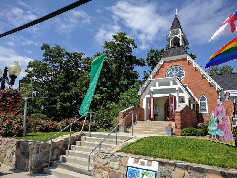 St. Paul's Episcopal Church and Marker. Click for full size. St. Paul's Episcopal Church and Marker image. Click for full size.
