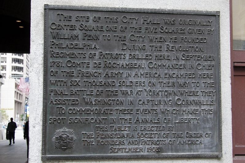 Center Square Marker. Click for full size. Center Square Marker image. Click for full size.