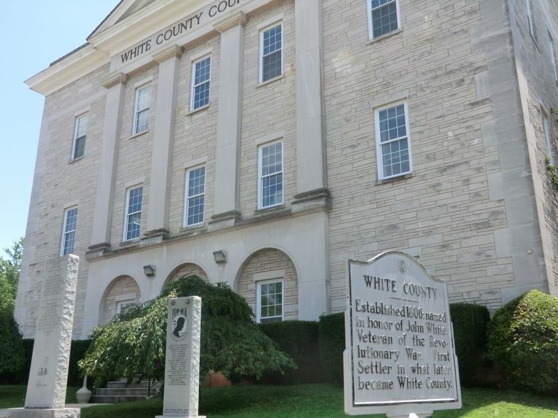White County Veterans Memorial Marker. Click for full size. White County Veterans Memorial Marker image. Click for full size.