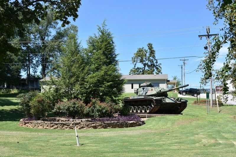U. S. Army M60A3 Main Battle Tank Marker image. Click for full size.