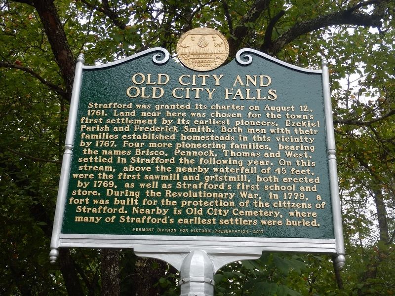Old City and Old City Falls Marker image. Click for full size.