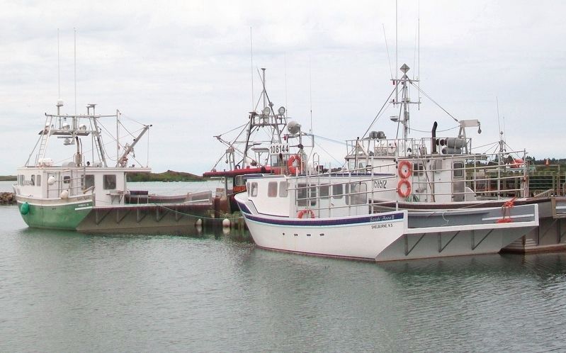 Yarmouth Bar Lobster Boats image. Click for full size.