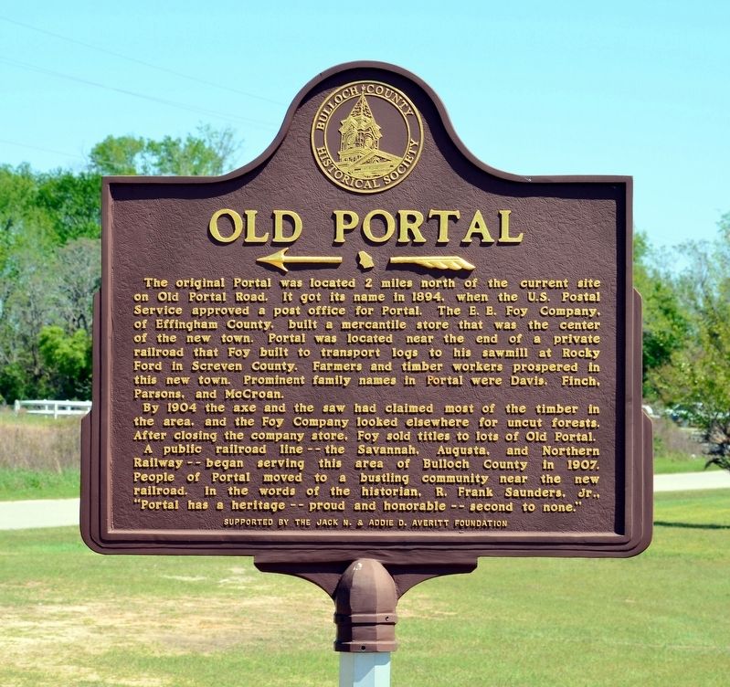 Old Portal Marker. Click for full size. Old Portal Marker image. Click for full size.