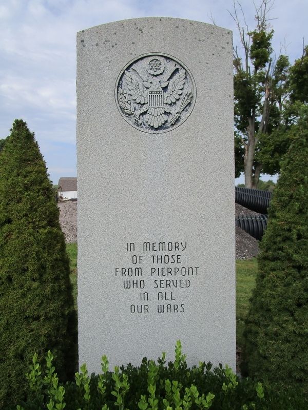 Town of Pierpont Veterans Memorial image. Click for full size.