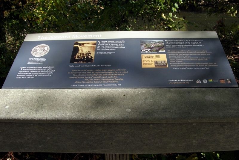 The Niagara Movement Marker. Click for full size. The Niagara Movement Marker image. Click for full size.