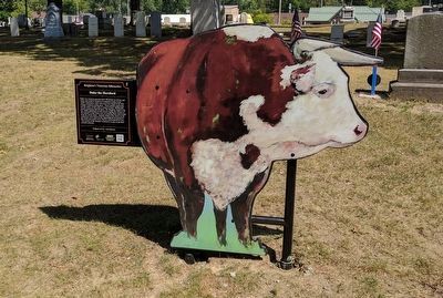 Duke the Hereford Marker. Click for full size. Duke the Hereford Marker image. Click for full size.