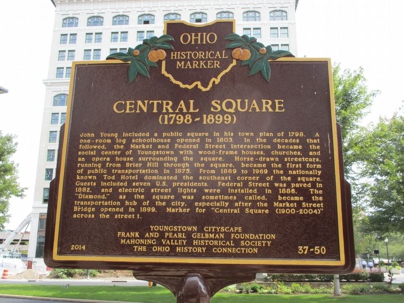 Central Square (1798-1899) Side of Marker image. Click for full size.