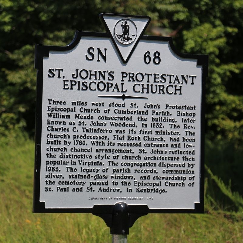 St. John�s Protestant Episcopal Church Marker image. Click for full size.