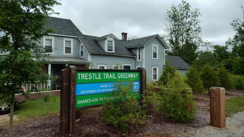 Trestle Trail Greenway Sign. Click for full size. Trestle Trail Greenway Sign image. Click for full size.
