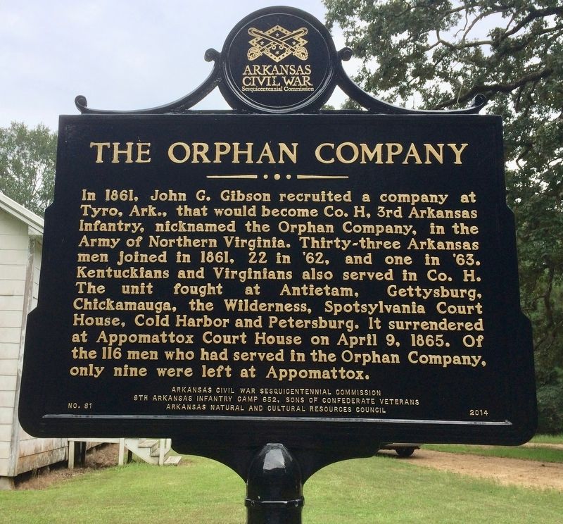 The Orphan Company Marker image. Click for full size.