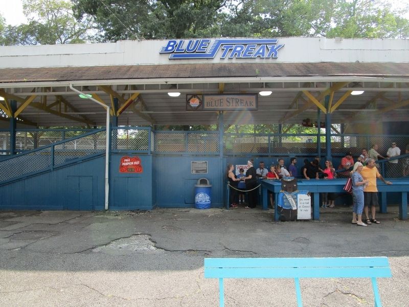 The Blue Streak Marker. Click for full size. The Blue Streak Marker image. Click for full size.