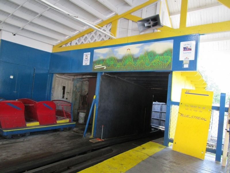 The Blue Streak Departure Tunnel. Click for full size. The Blue Streak Departure Tunnel image. Click for full size.