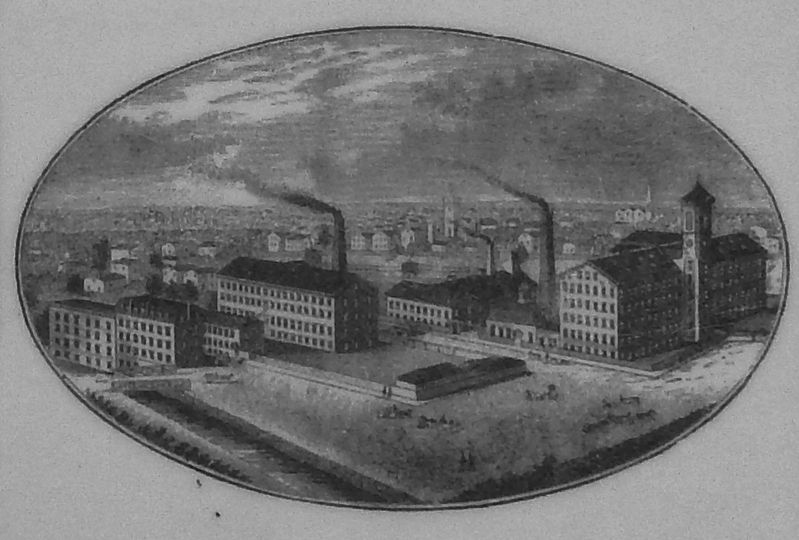 Marker Detail: Fletcher Manufacturing Company c1895 image. Click for full size.
