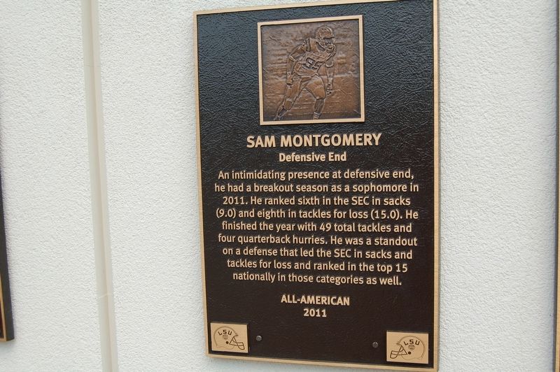Sam Montgomery Marker. Click for full size. Sam Montgomery Marker image. Click for full size.