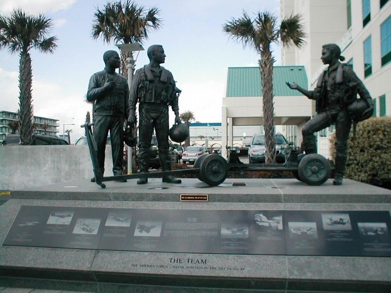Naval Aviation Monument Park-Statue 3. Click for full size. Naval Aviation Monument Park-Statue 3 image. Click for full size.