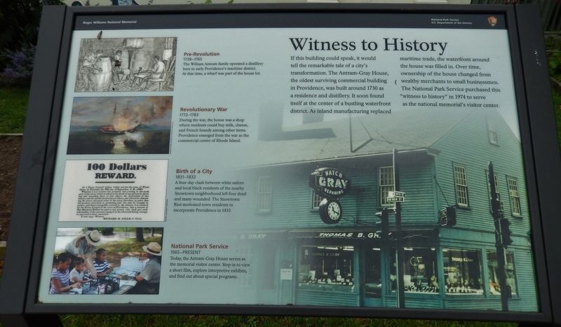 Witness to History Marker. Click for full size. Witness to History Marker image. Click for full size.