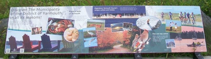 Discover The Municipality of the District of Yarmouth Marker. Click for full size. Discover The Municipality of the District of Yarmouth Marker image. Click for full size.