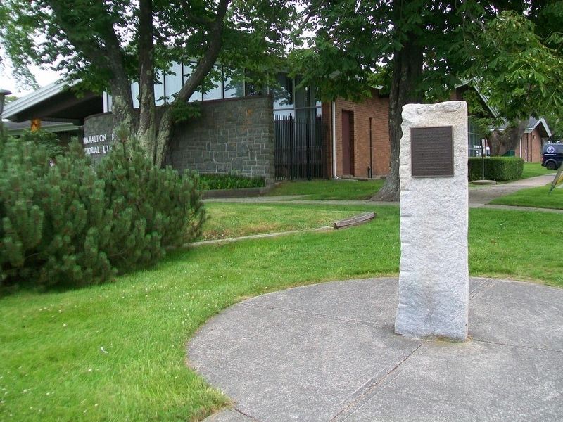 East and West Camps, RCAF Station Yarmouth Nova Scotia Marker. Click for full size. East and West Camps, RCAF Station Yarmouth Nova Scotia Marker image. Click for full size.