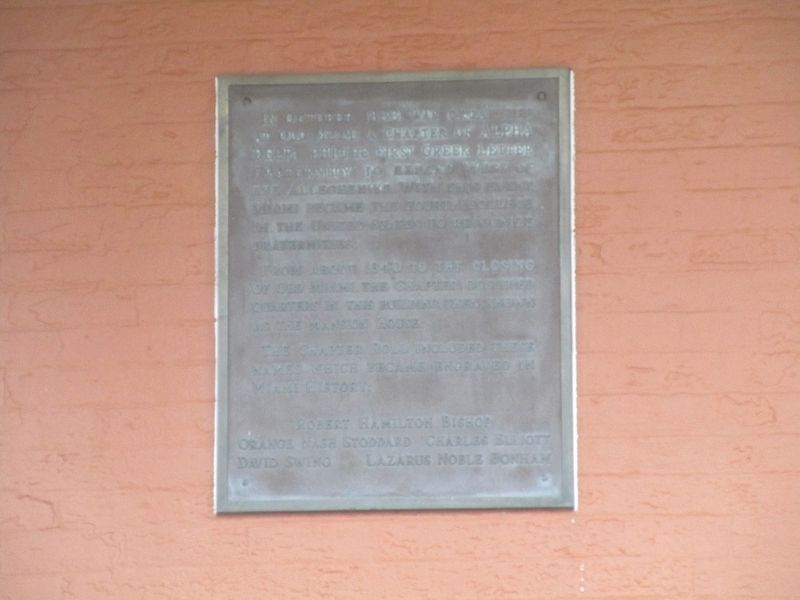 Alpha Delta Phi Marker. Click for full size. Alpha Delta Phi Marker image. Click for full size.