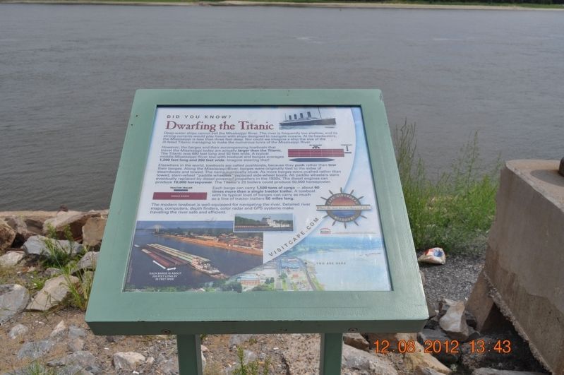 Dwarfing the Titanic Marker image. Click for full size.