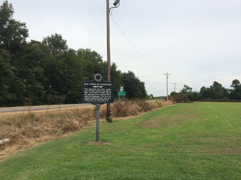 View north from marker towards Arkansas Highway 1. image. Click for full size.