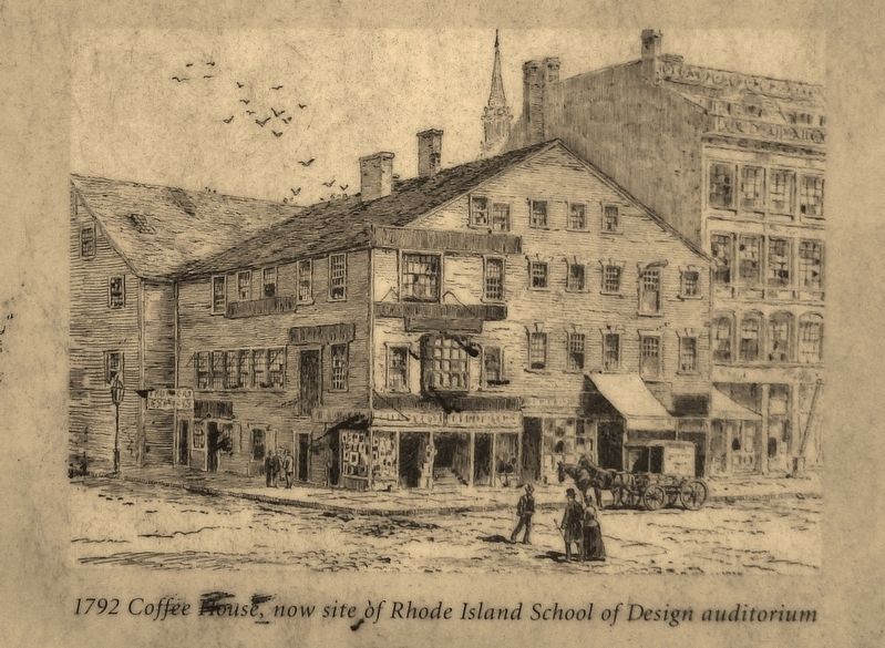 Marker Detail: 1792 Coffee House image. Click for full size.