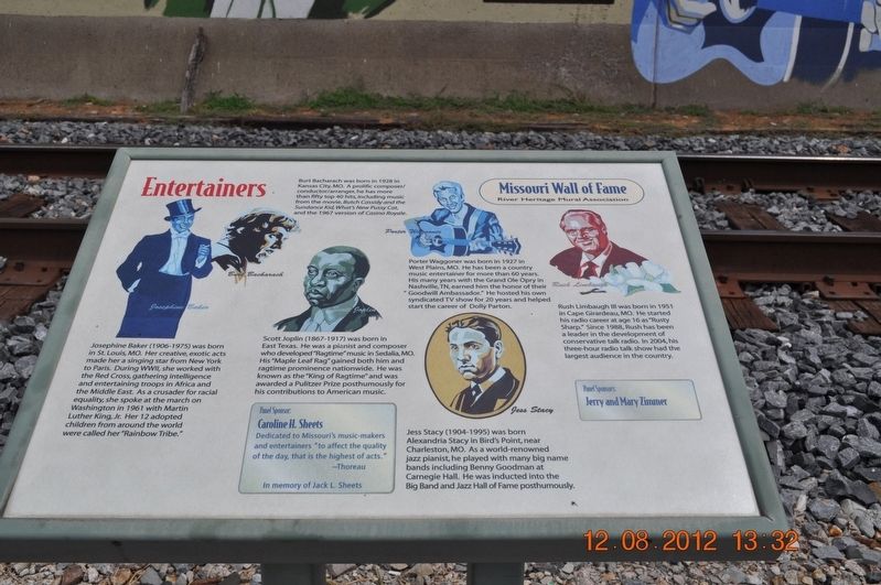Entertainers Marker. Click for full size. Entertainers Marker image. Click for full size.