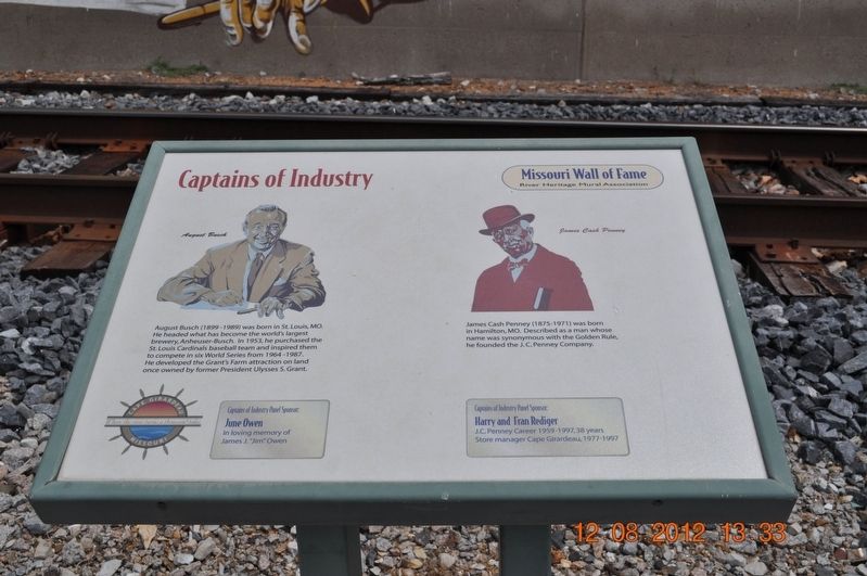 Captains of Industry Marker. Click for full size. Captains of Industry Marker image. Click for full size.