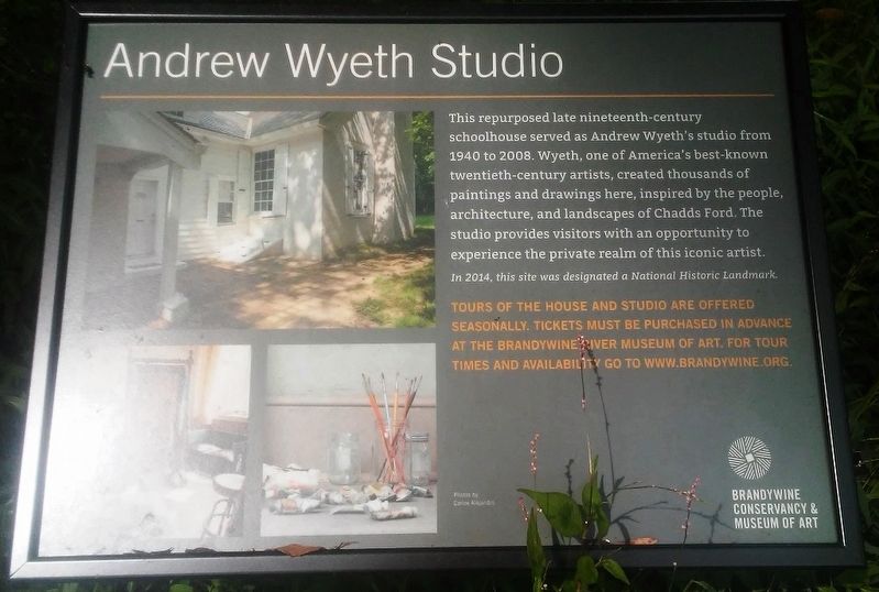 Andrew Wyeth Studio Marker image. Click for full size.