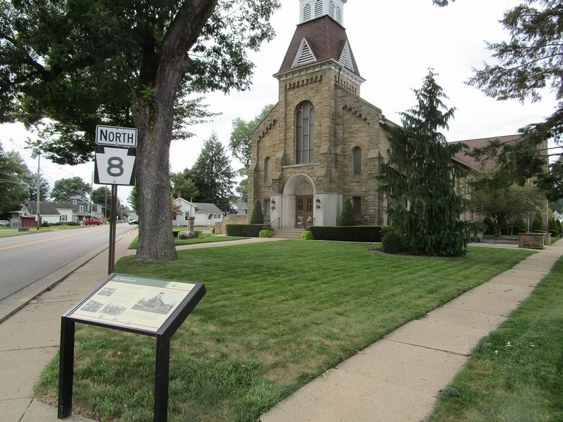 St. Titus Church & Marker. Click for full size. St. Titus Church & Marker image. Click for full size.
