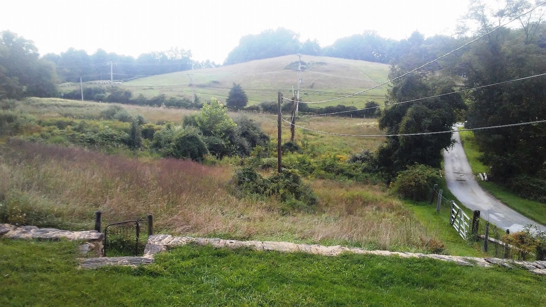 Kuerner Hill from Farmhouse Porch. Click for full size. Kuerner Hill from Farmhouse Porch image. Click for full size.