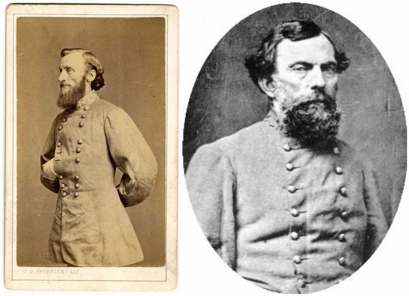 General's John Sappington Marmaduke and Theophilus H. Holmes. image. Click for full size.