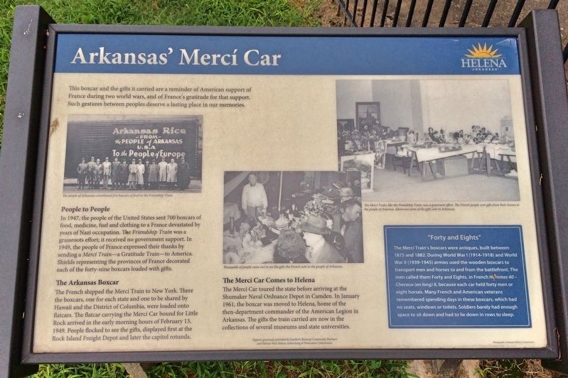 Arkansas' Merc Car Marker image. Click for full size.