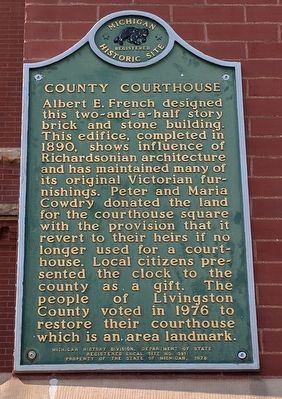 County Courthouse Marker. Click for full size. County Courthouse Marker image. Click for full size.