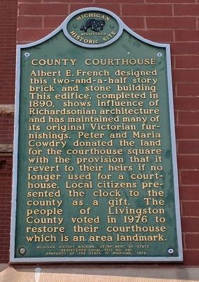 County Courthouse Marker image. Click for full size.