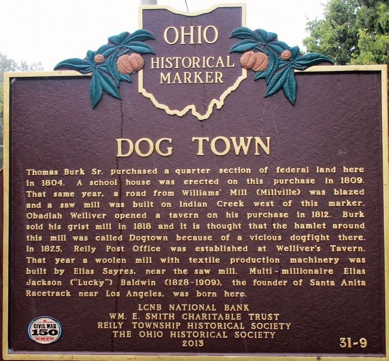 Dog Town Marker image. Click for full size.