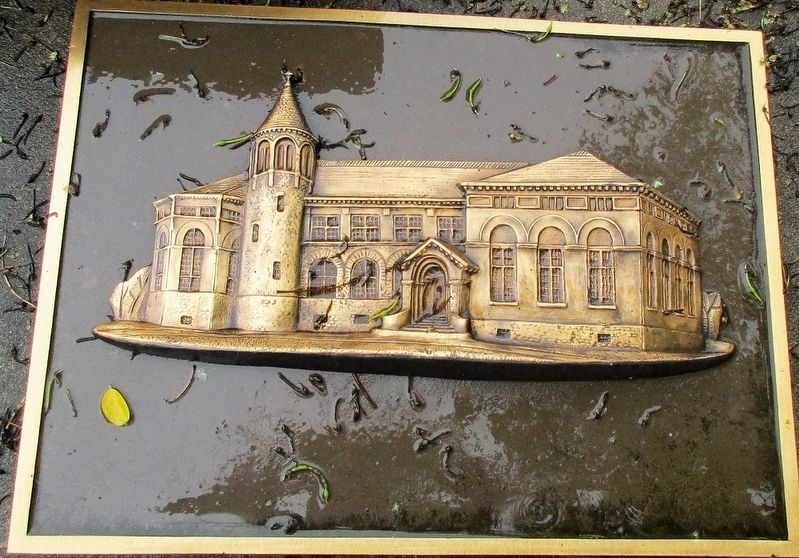 Alumnae Hall Marker. Click for full size. Alumnae Hall Marker image. Click for full size.