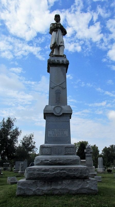Bethel Township Civil War Memorial Marker. Click for full size. Bethel Township Civil War Memorial Marker image. Click for full size.