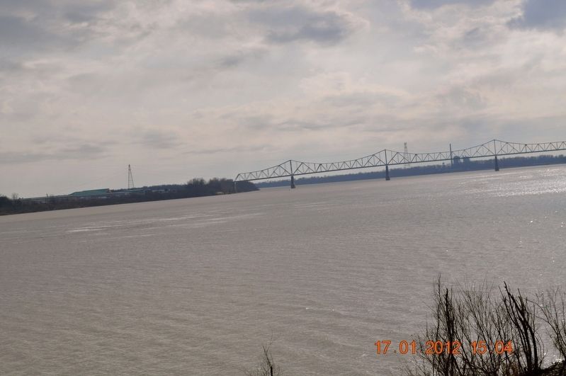 The River Connects communities Marker image. Click for full size.