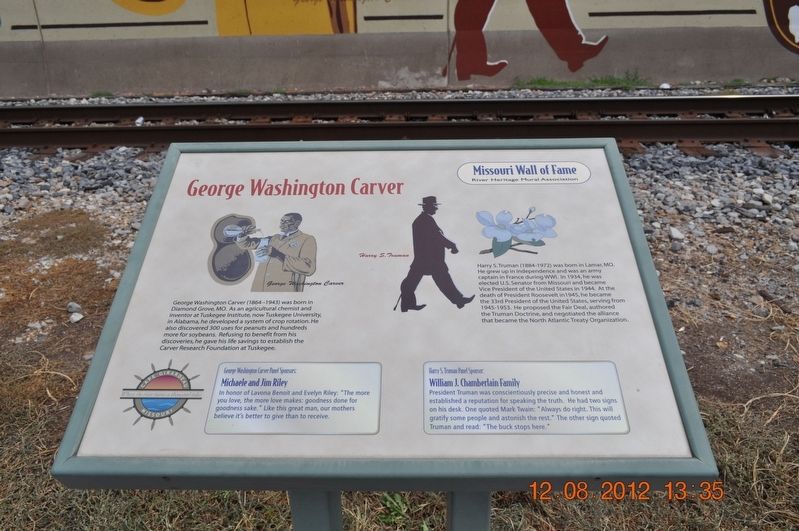 George Washington Carver Marker. Click for full size. George Washington Carver Marker image. Click for full size.