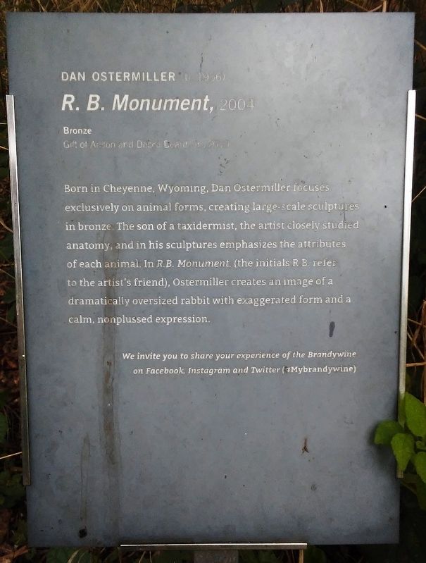 <i>R. B. Monument</i>, 2004 Marker. Click for full size. <i>R. B. Monument</i>, 2004 Marker image. Click for full size.